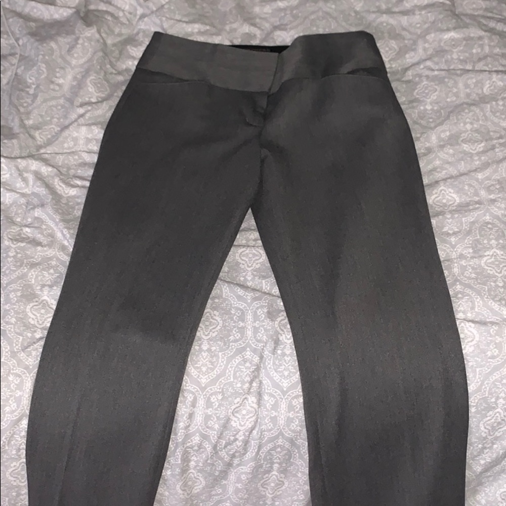 Gray slacks